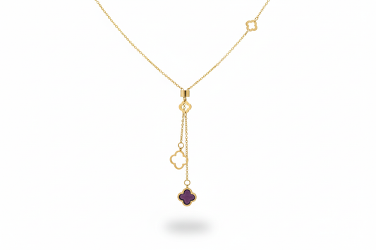 Lucky Charm Bloom Pendant with Chain