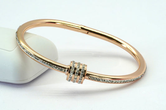 Aurora LInk 18kt Rose gold Bracelet kada - OY JEWELLS -