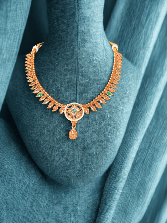 Chandraki Kairi Chakor With Earings - OY JEWELLS -