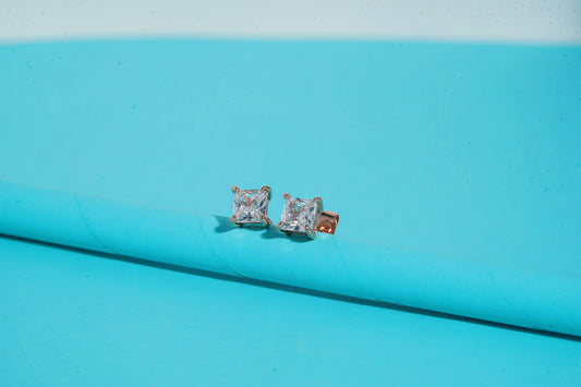 The Cubic Charm Pendant With Earring Set