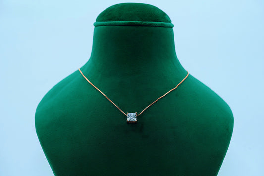 The Cubic Charm Pendant With Earring Set