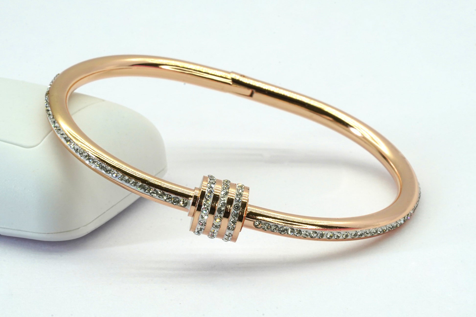 Aurora LInk 18kt Rose gold Bracelet kada - OY JEWELLS - 