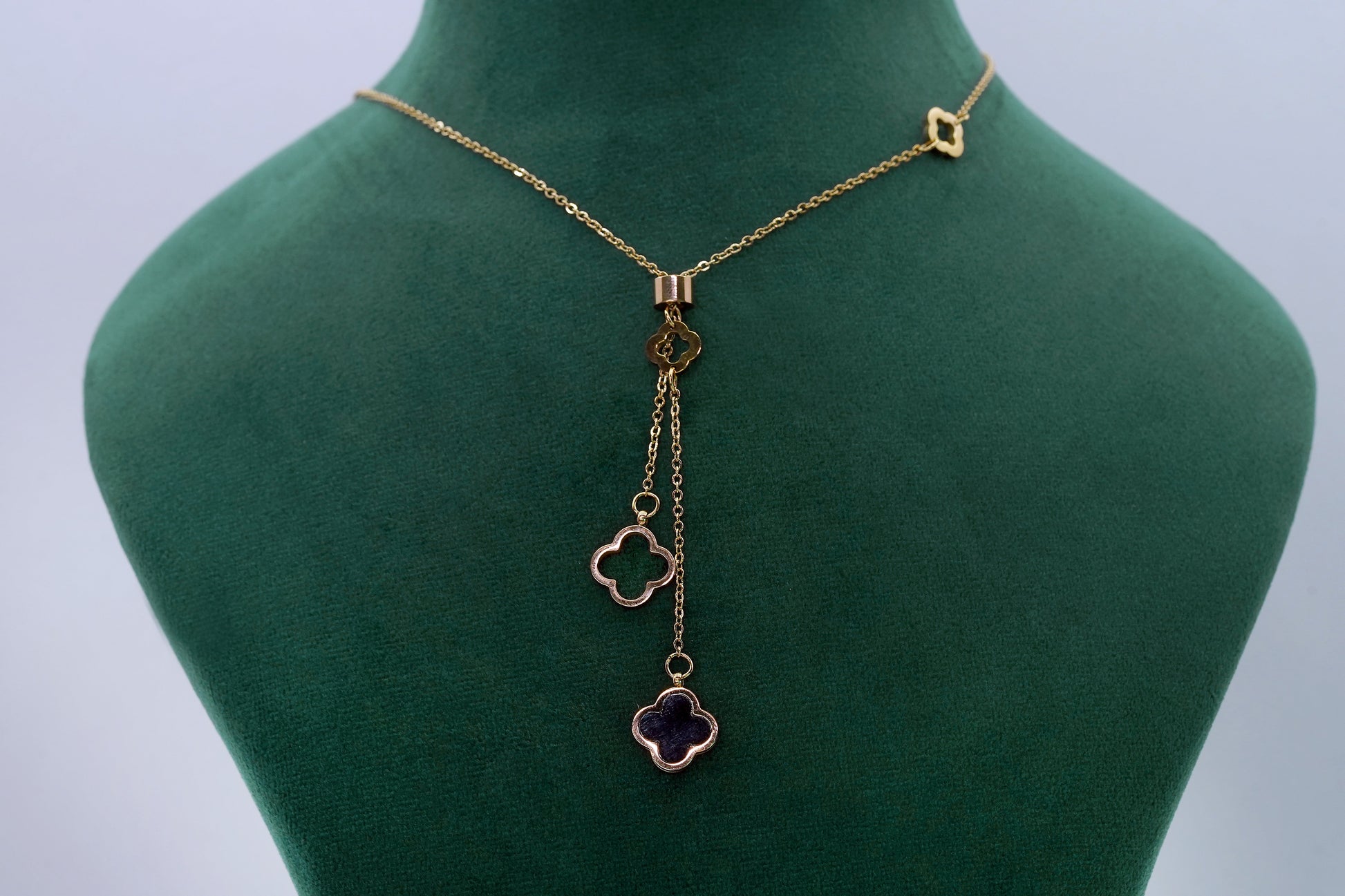 Lucky Charm Bloom Pendant with Chain - OY JEWELLS - 