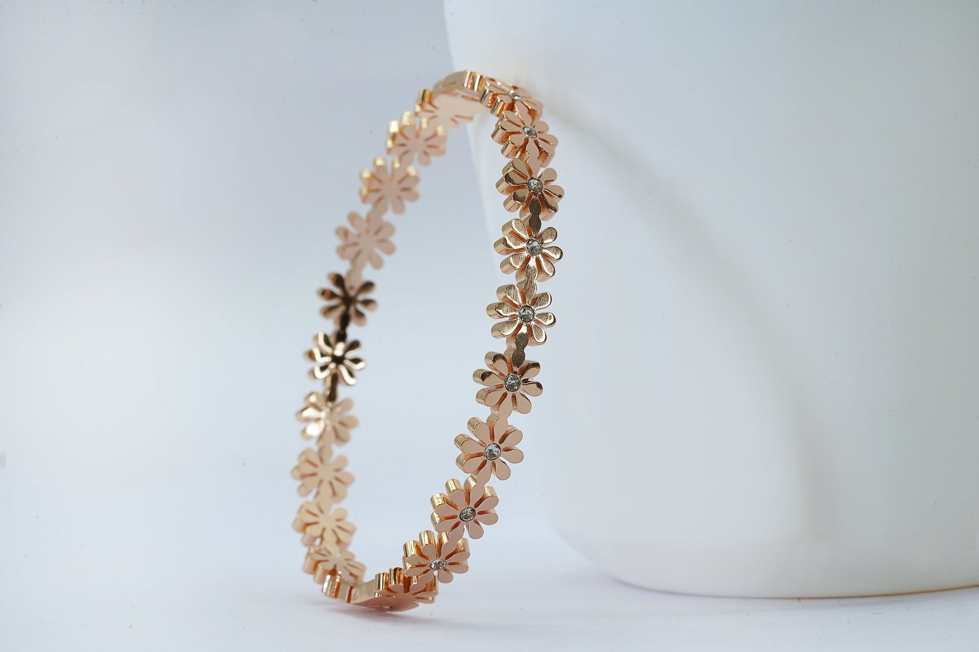 Rose Bloom 18kt Gold Bracelet kada - OY JEWELLS - 