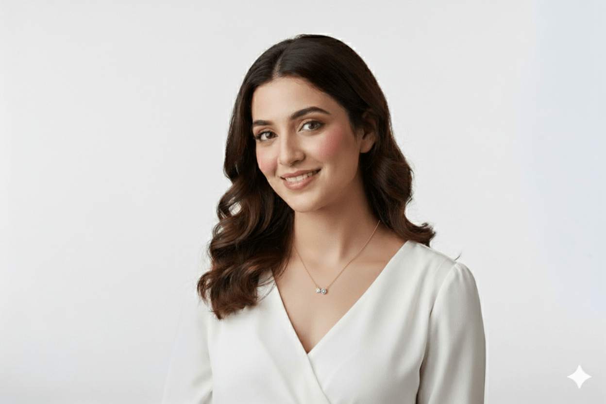 Snowflake Cubic Pendant With Earrings Set - OY JEWELLS - 