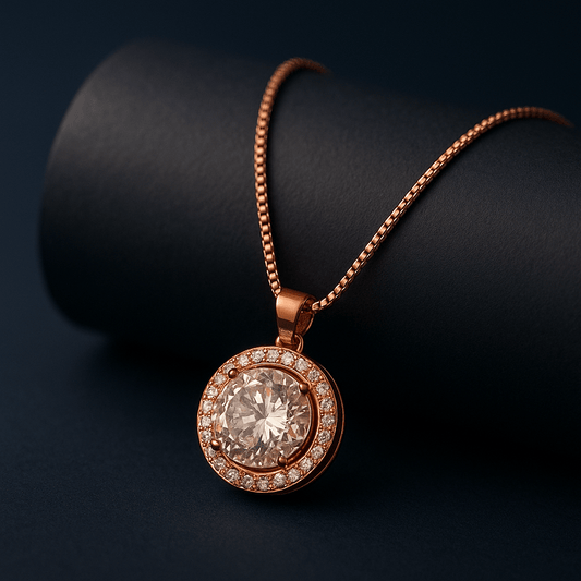 Soul Sparkle Pendant With Earings Set - OY JEWELLS - 